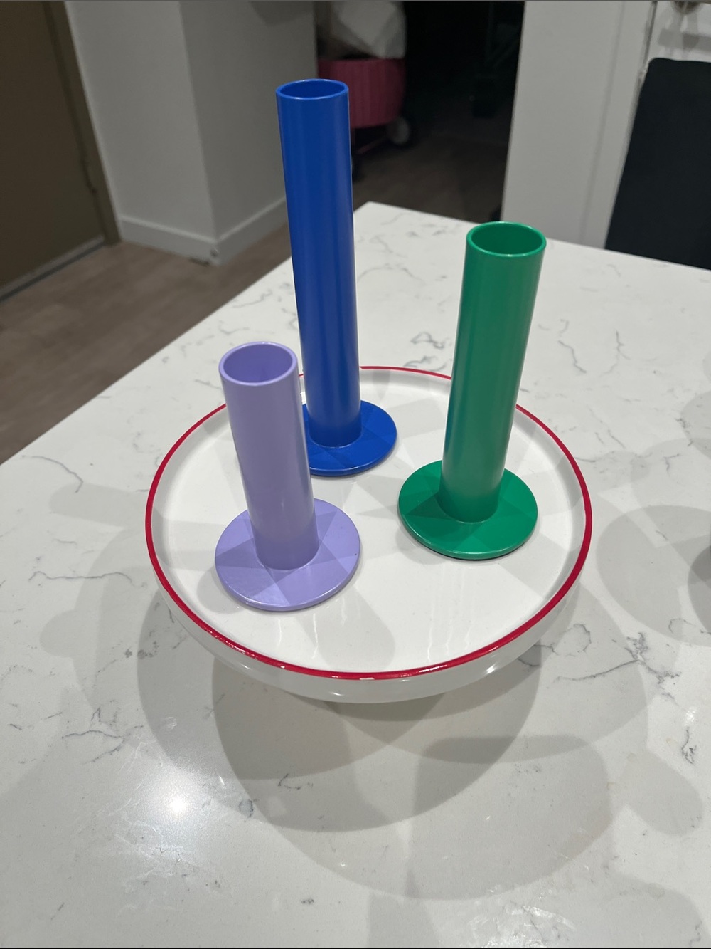 IKEA Colorful Candle Holders in Blue, Green, Lavender